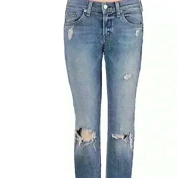 rag & bone Denim - Rag & Bone boyfriend distressed medium wash size 24 jeans.